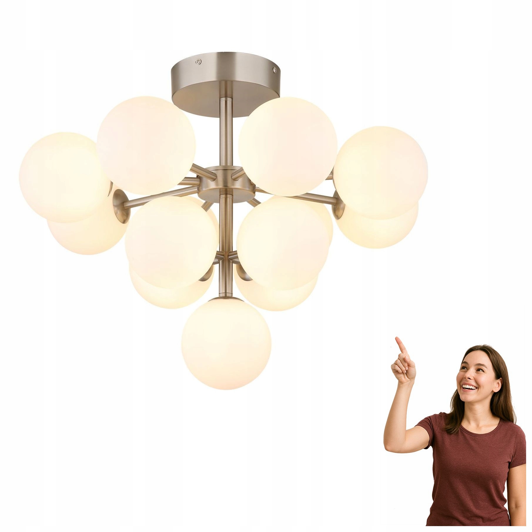 Stropná lampa Grappy 56143-13ND Globo