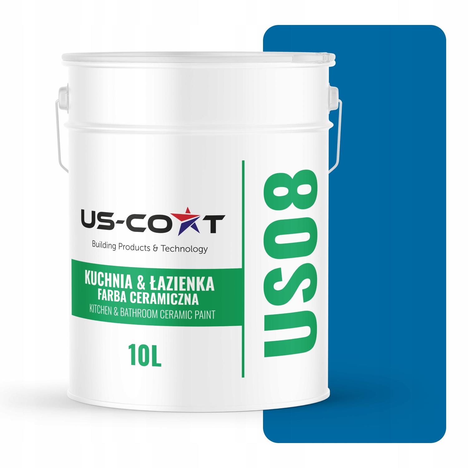 Keramická Farba Kuchyňa Kúpeľňa Tmavo Modrá H0312 Mat 10 L Nástenná