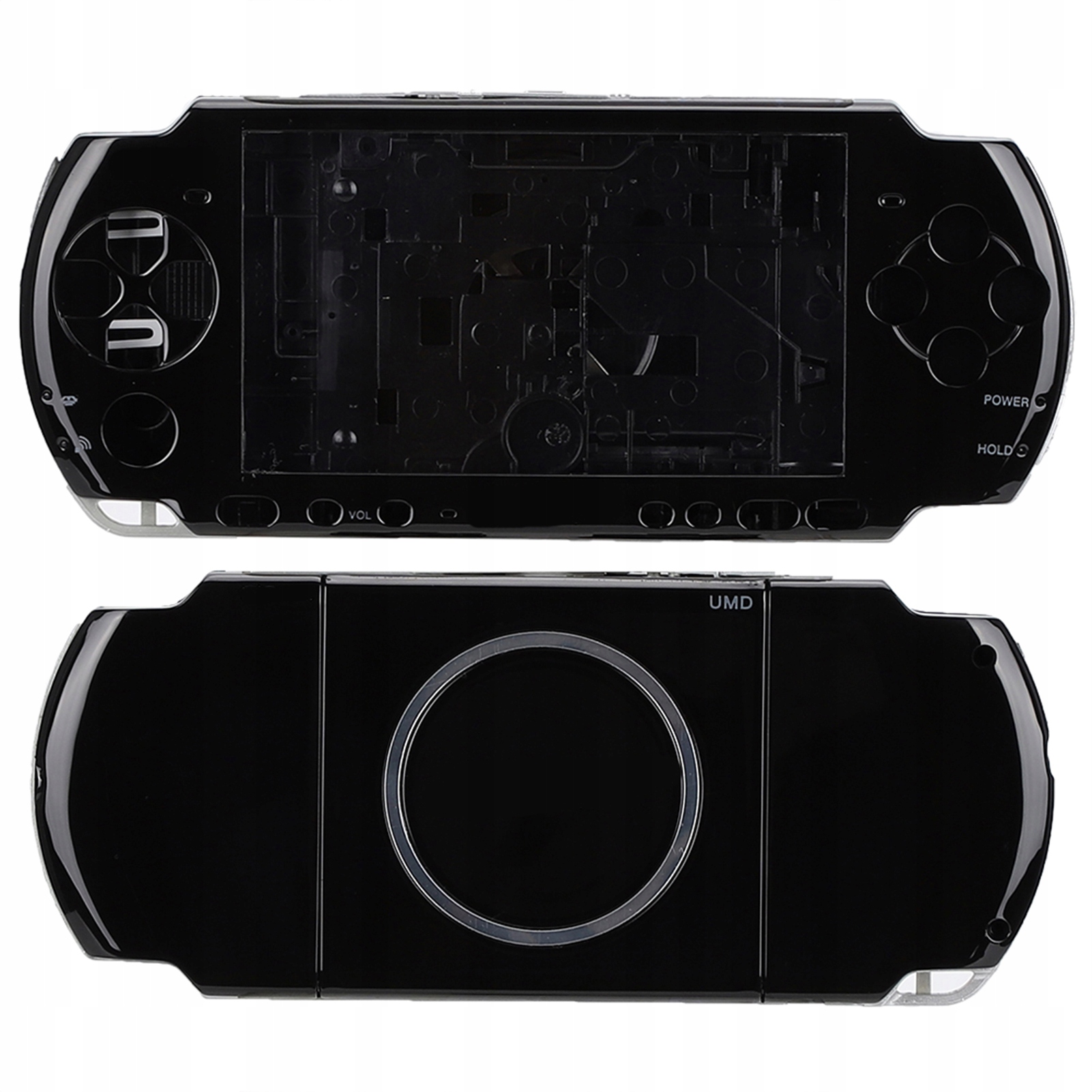 Obudowy Konsoli Pełna Obudowa Akcesoria Do Gier PSP3000 Czarny