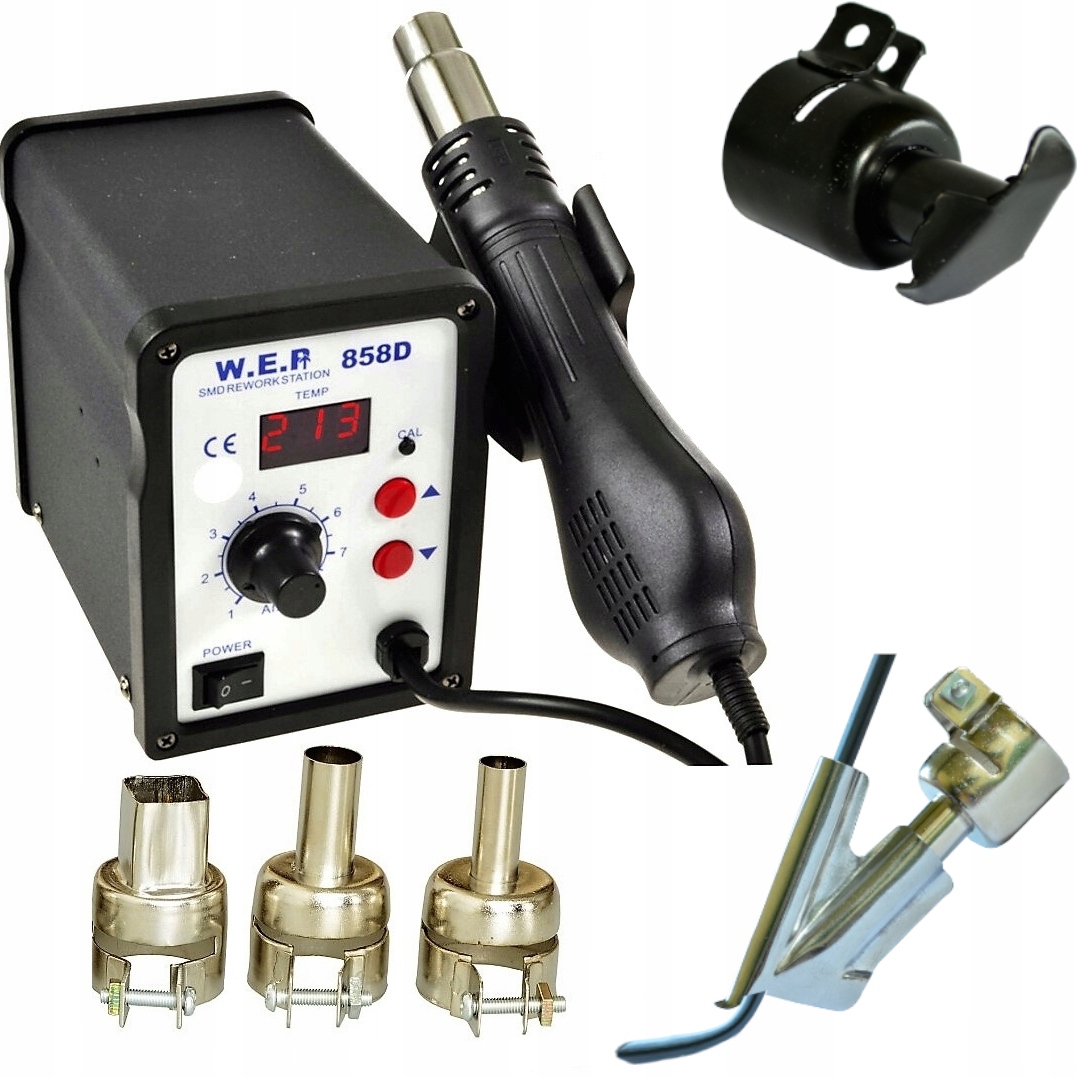 SPAWARKA PLASTIKU WEP 858D DYSZE BUT ZELAZKO