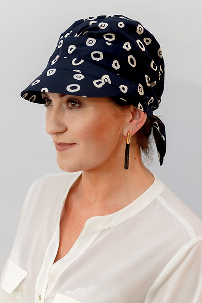 Turban CHUSTA z daszkiem CLEO Turbany Lidia 1/12