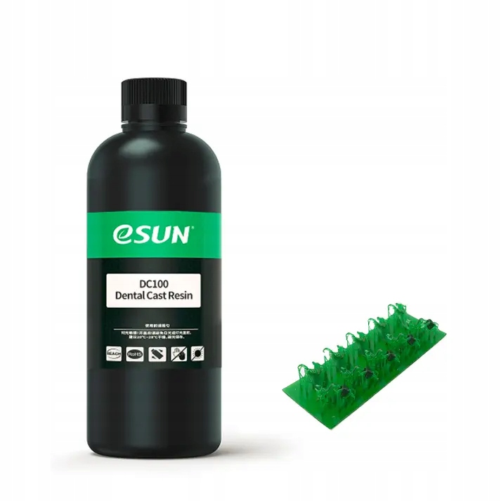 eSUN DC100 Resin zubní pryskyřice zelená 500 g