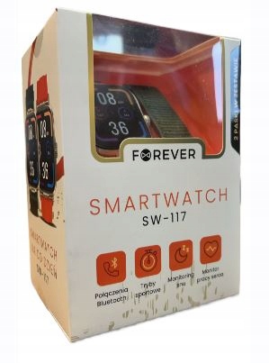 Smartwatch Forever SW-117 W zestawie 2 paski