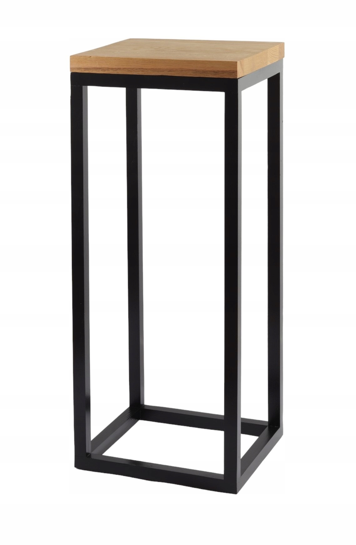 Dřevěný stojan na květiny, velký stojan na květiny, 62 cm, dubový