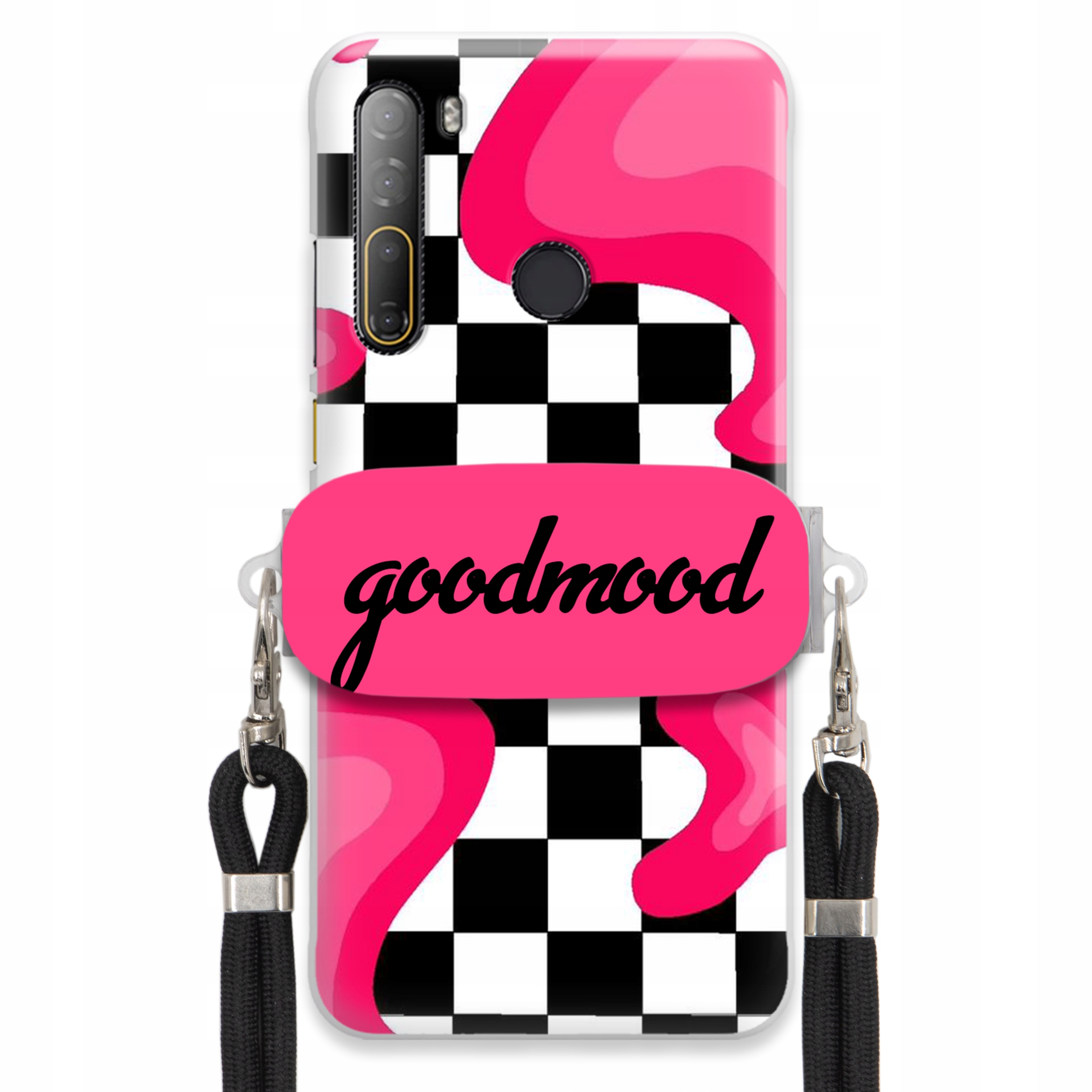 Puzdro Na Htc Desire D20 Pro Sada Case Držiak Vodítko Čierna Pre Teen Splash