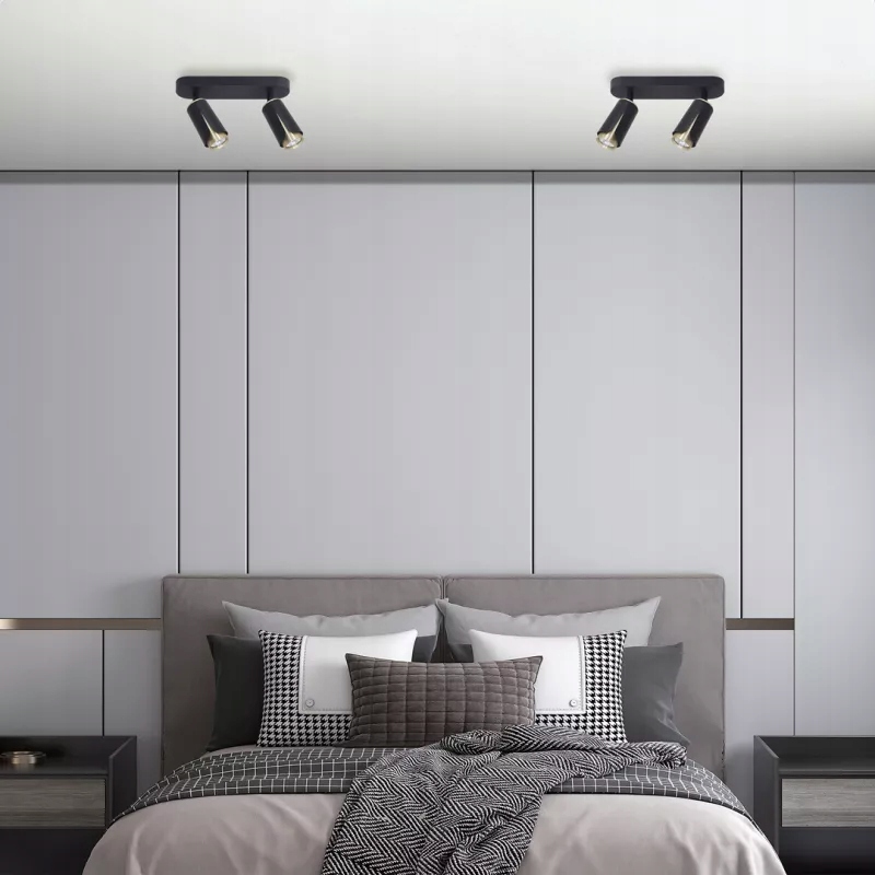 FLOWER BLACK GOLD SPOT 2xGU10 Kod producenta 5902693802655