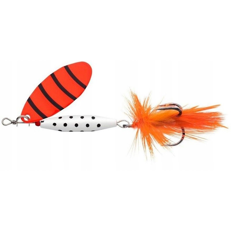 Obrotówka Abu Garcia Reflex White Lf Orange 12g Przynęta Na Spinning