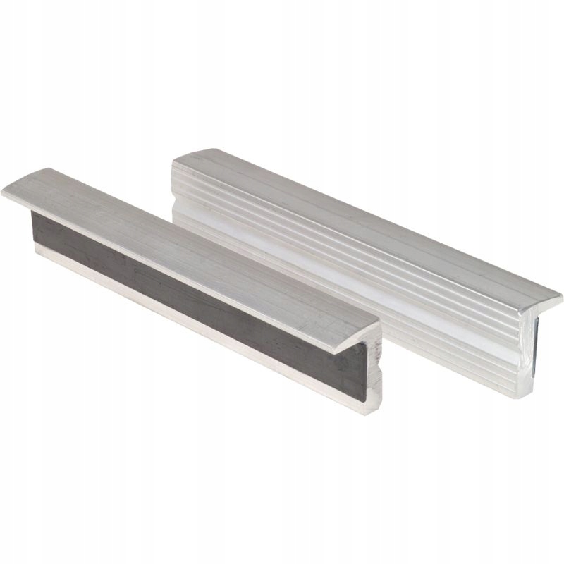 

Aluminiowe szczęki ochronne do imadła ze strukturą