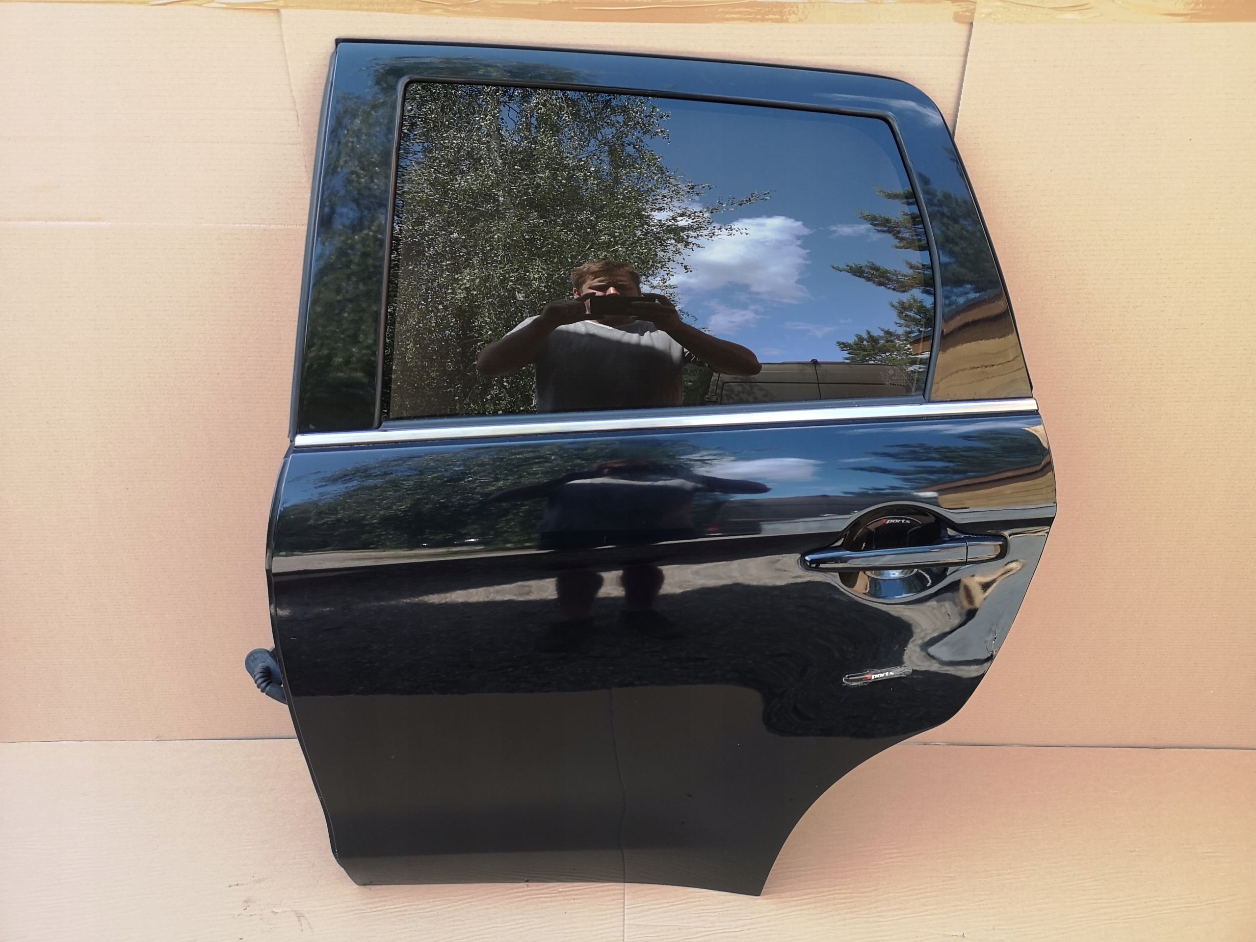 MITSUBISHI ASX DRZWI TYLNE LEWE KOMPLETNE KOLOR X42