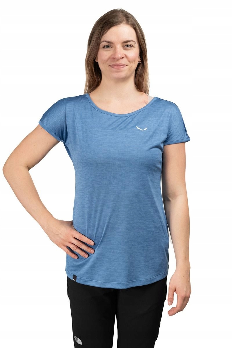 Dámské trekové tričko Salewa Puez Melange Dry Ss Tee Women S (36)
