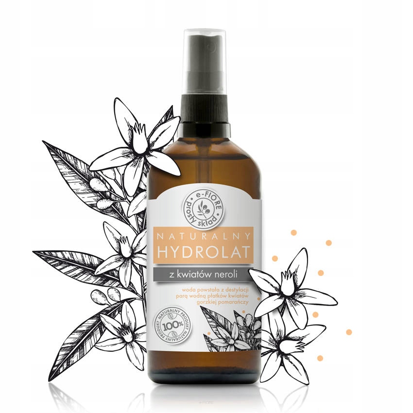 

Hydrolat z neroli kwiatów gorzkiej pomarańcz 100ml