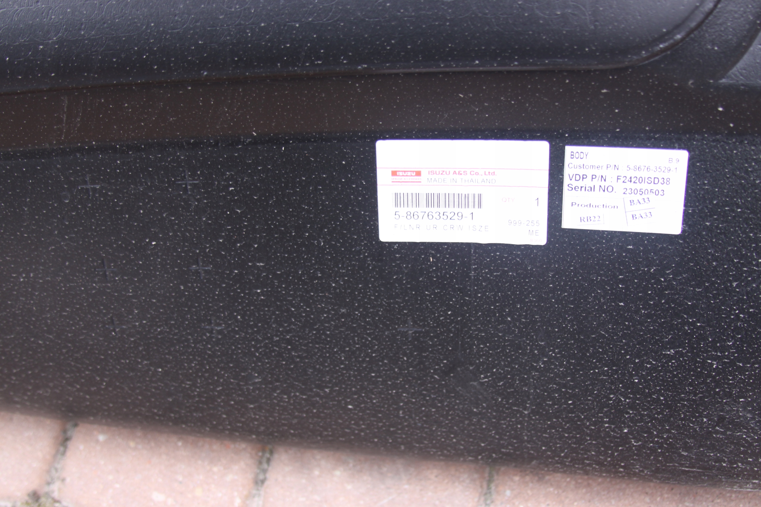 KUWETA Coppa ZABUDOWA ISUZU D-MAX II