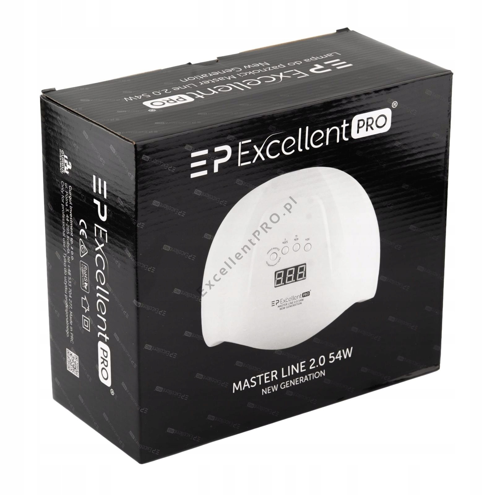 Excellent Pro Lampa Na Nehty 54W Master Line 2.0 Bílá