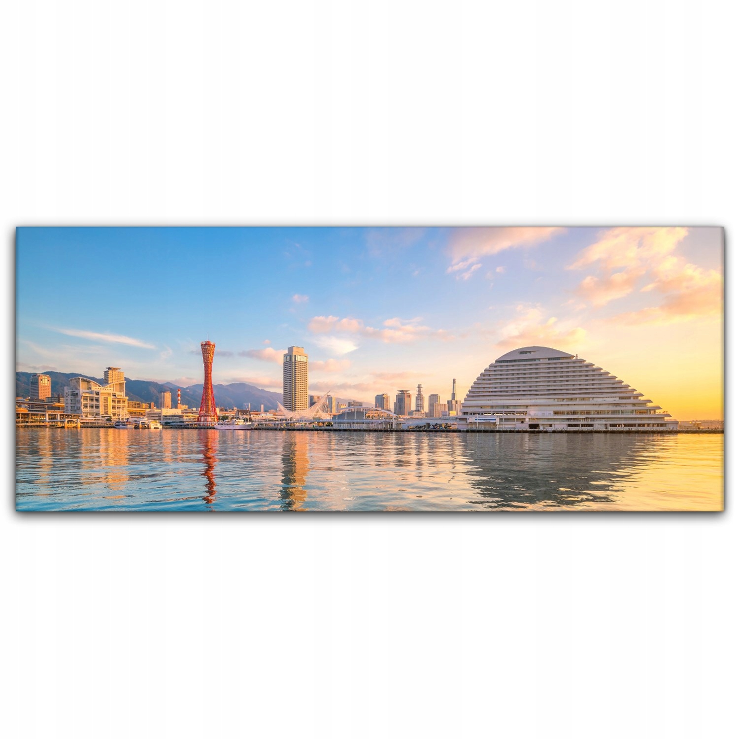 

Canvas na ramie na ścianę 125x50 Miasto Krajobraz