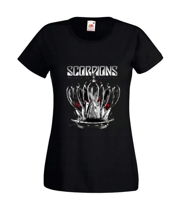 

Damska Koszulka Scorpions Koncert Wzory