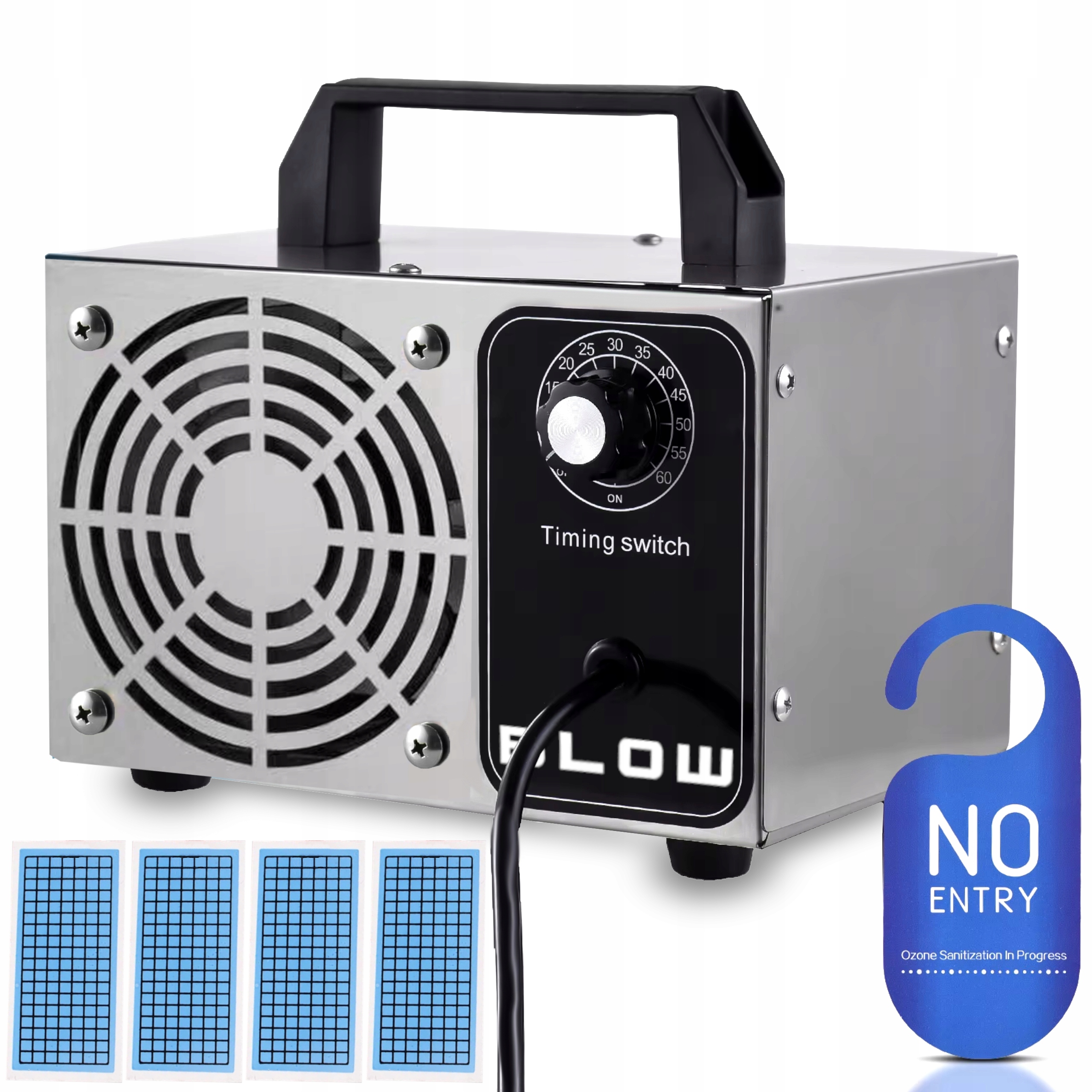 Výkonný Ozonový Generátor Čistič Vzduchu 60 000 mg/h Časovač 120 W