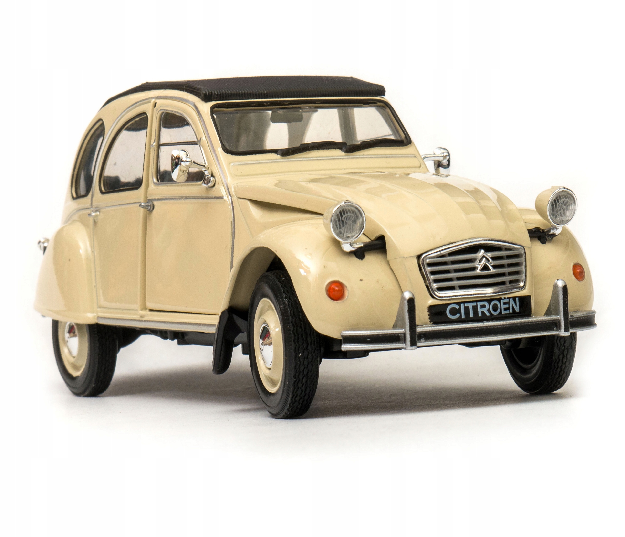 Citroen 2CV model Welly v měřítku 1:24 krémový
