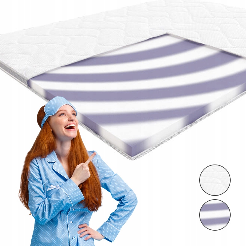 Materac nawierzchniowy 160x200 Bass Hilding Cashmere topper