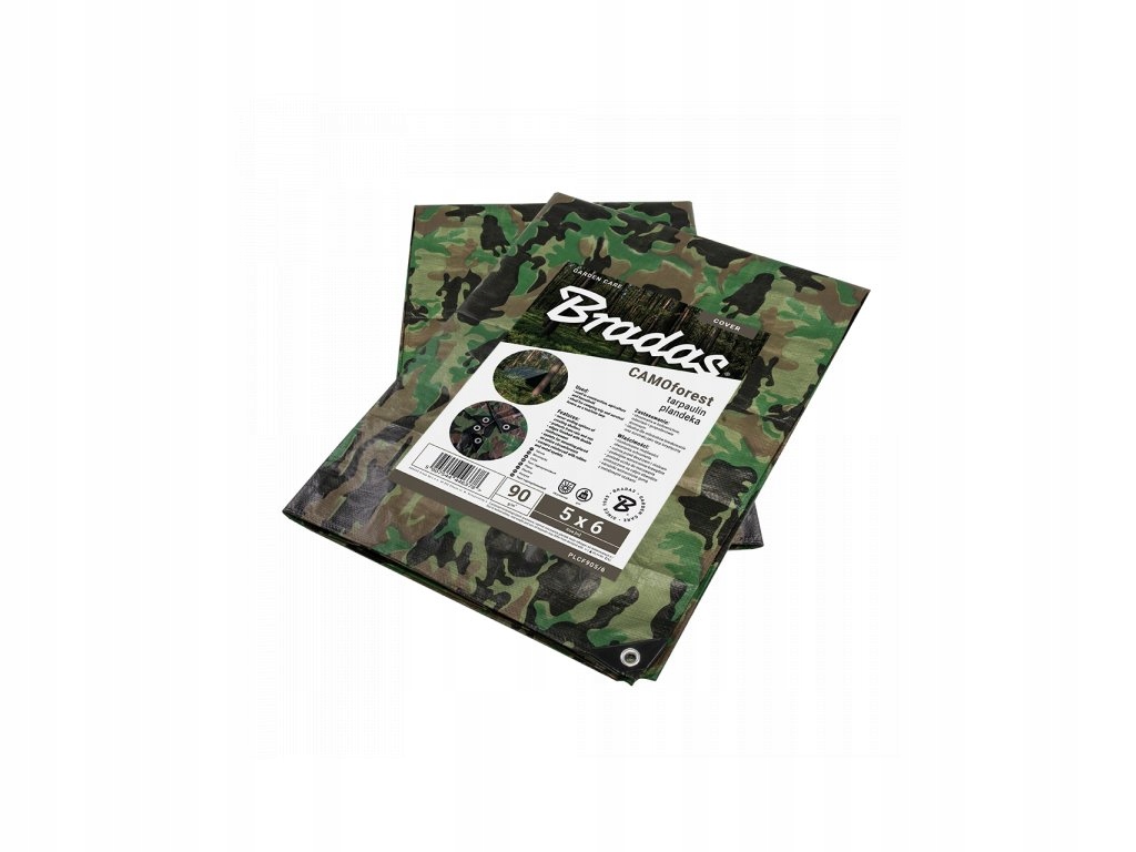Plachta zakrývacia 10x8m, 90g, maskovacia CAMOforest BR-PLCF908/10