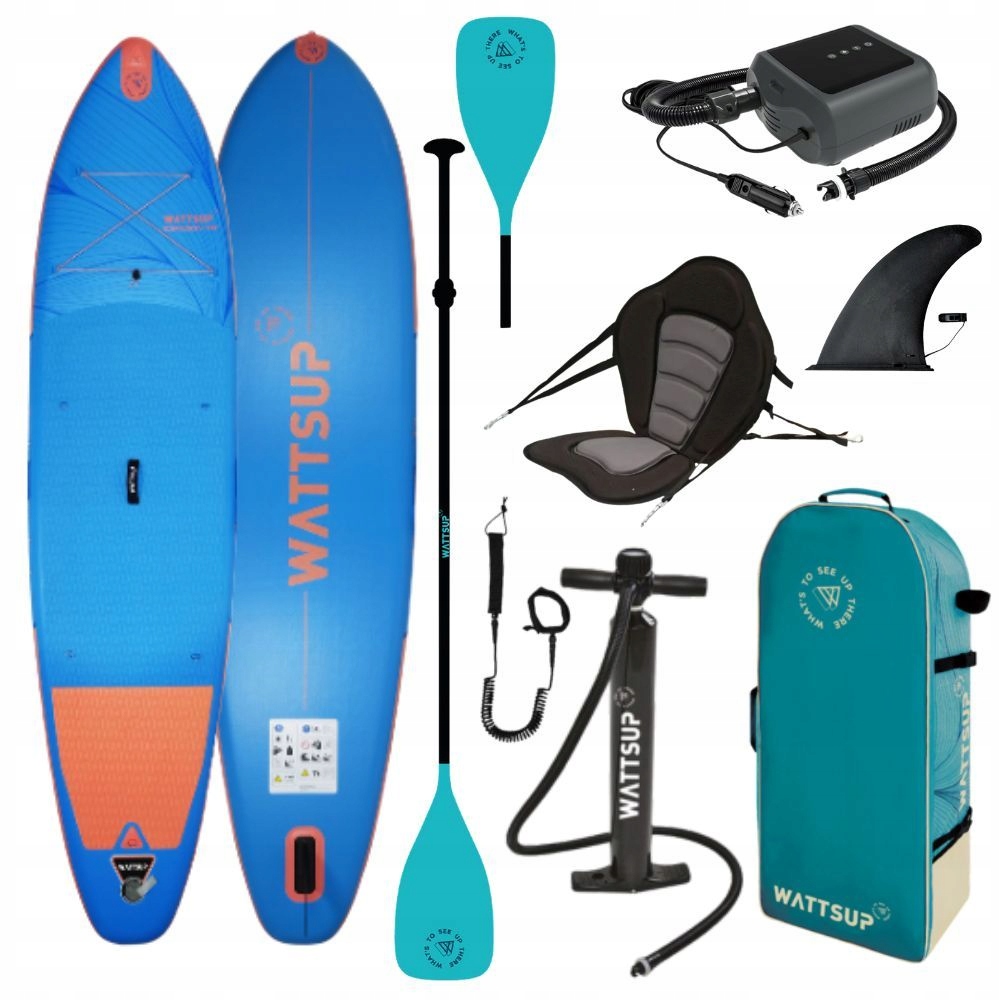 Deska pompowana Sup Wattsup Espadon 11'8" Combo z pompką samochodową
