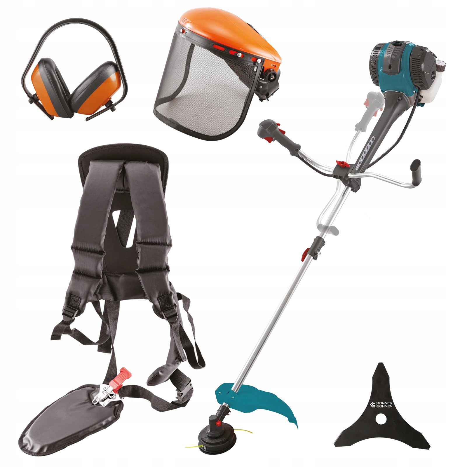 Benzínová kosačka Ks BC16G-4T 1,63KM Könner & Söhnen 4-taktový štvortakt