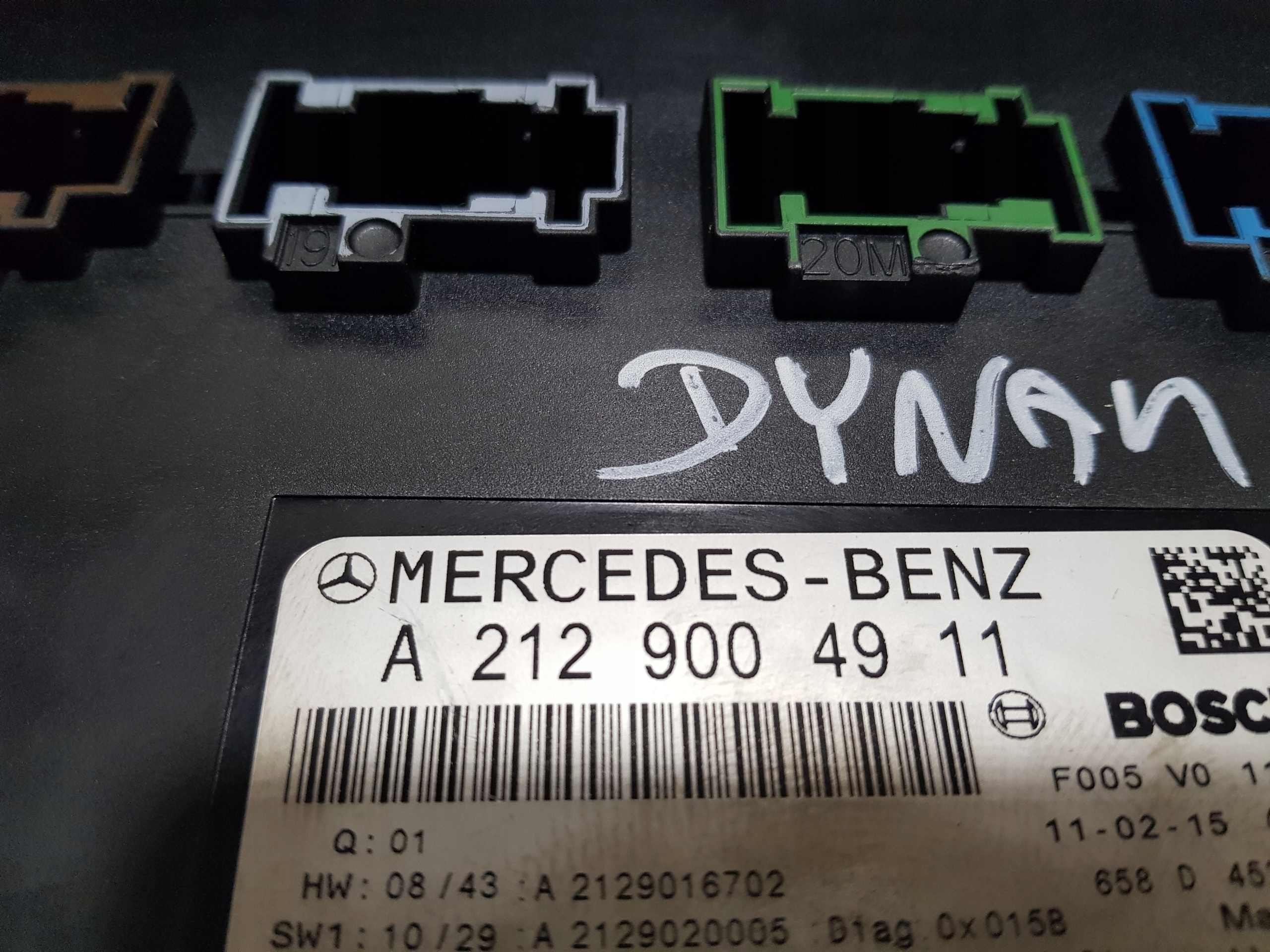 MERCEDES W207 W212 modul Bedienteil SAM 2129004911