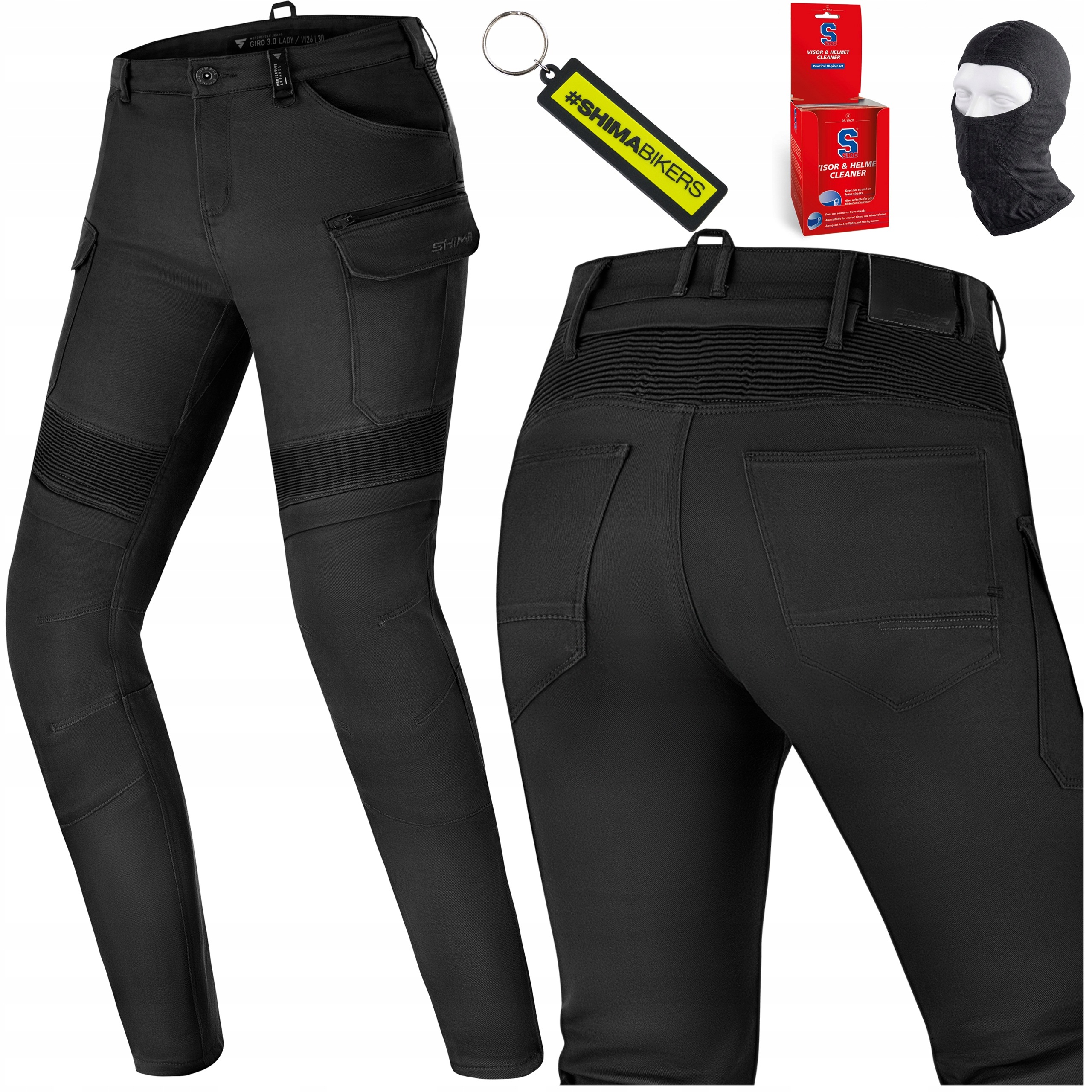 Dámske motocyklové nohavice Shima Giro 3.0 Lady čierne Aa TrioteX Darčeky
