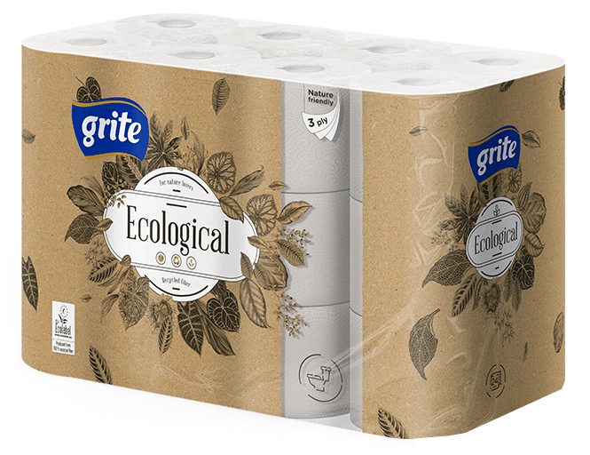 

Papier toaletowy Ekologiczny Grite 24 rolki