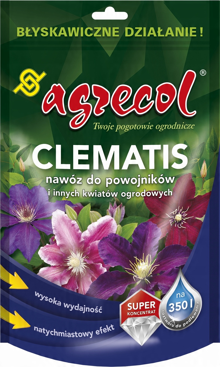 

Nawóz do powojników kwiatów Agrecol Clematis 350g