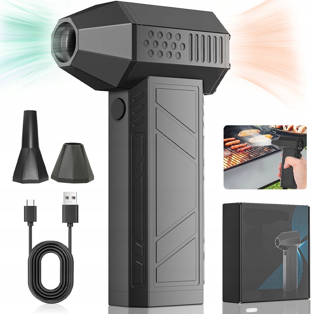Elektrický Dmychadlo Stlačený Vzduch Kompresor Air Duster Na Prach 200 W