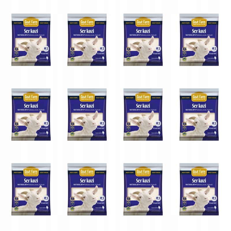 Goat Farm kozí sýr Pgi plátky 100g X12