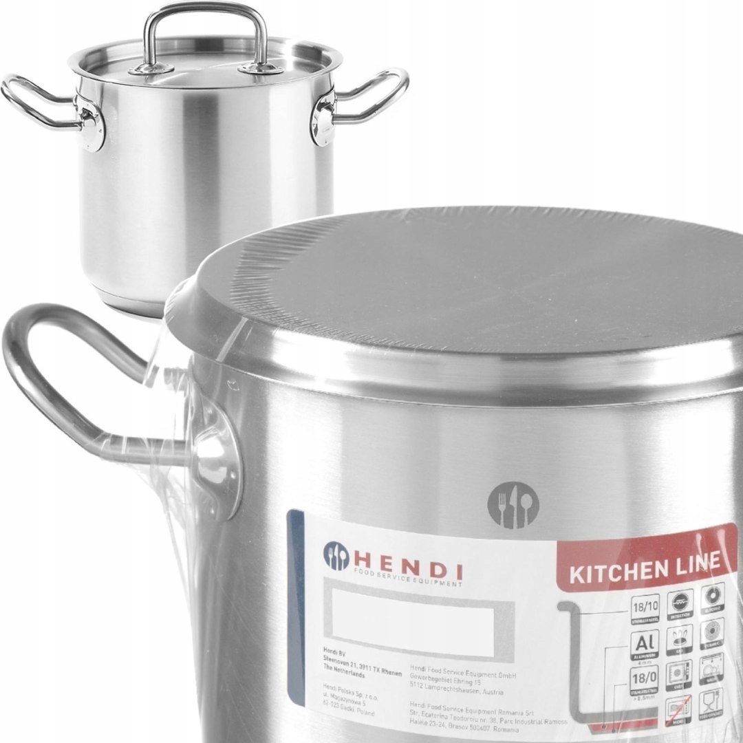 Hendi Hrniec vysoký Kitchen Line s pokrievkou 13,5 l, priemer 280 x 220 h 837405