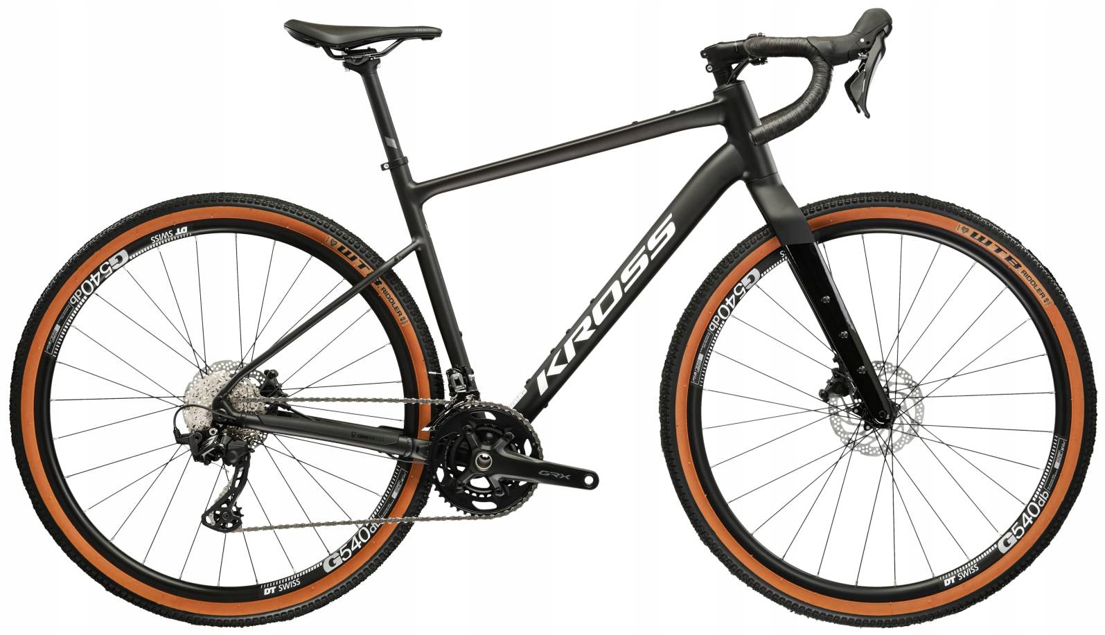 Rower gravelowy Kross Esker 6.0 L(20") 28 czarny/biały matowy