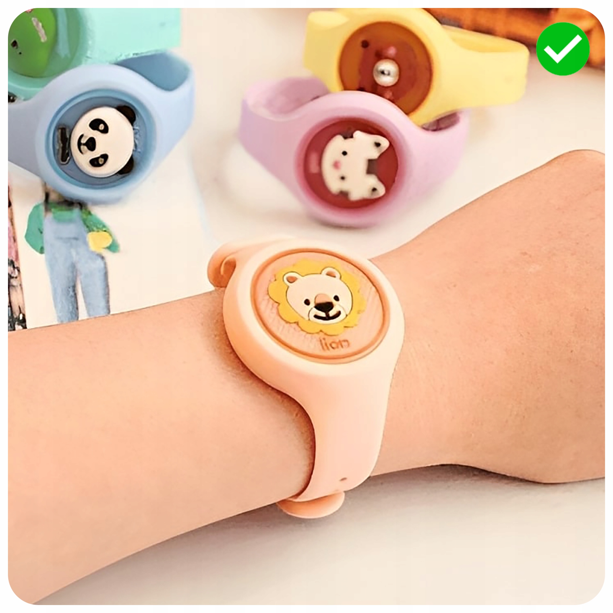 ZEGAREK NA KOMARY ŚWIECI LED OPASKA SILIKONOWA W ZESTAWIE 3 SZTUKI RÓŻNE Marka inna marka