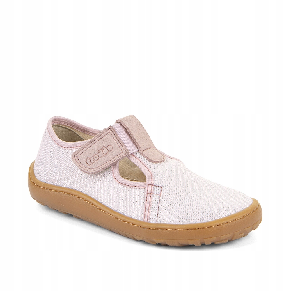 Froddo Barefoot G1700439-2 Pink Shine kapcie dziewczęce na rzep roz.20