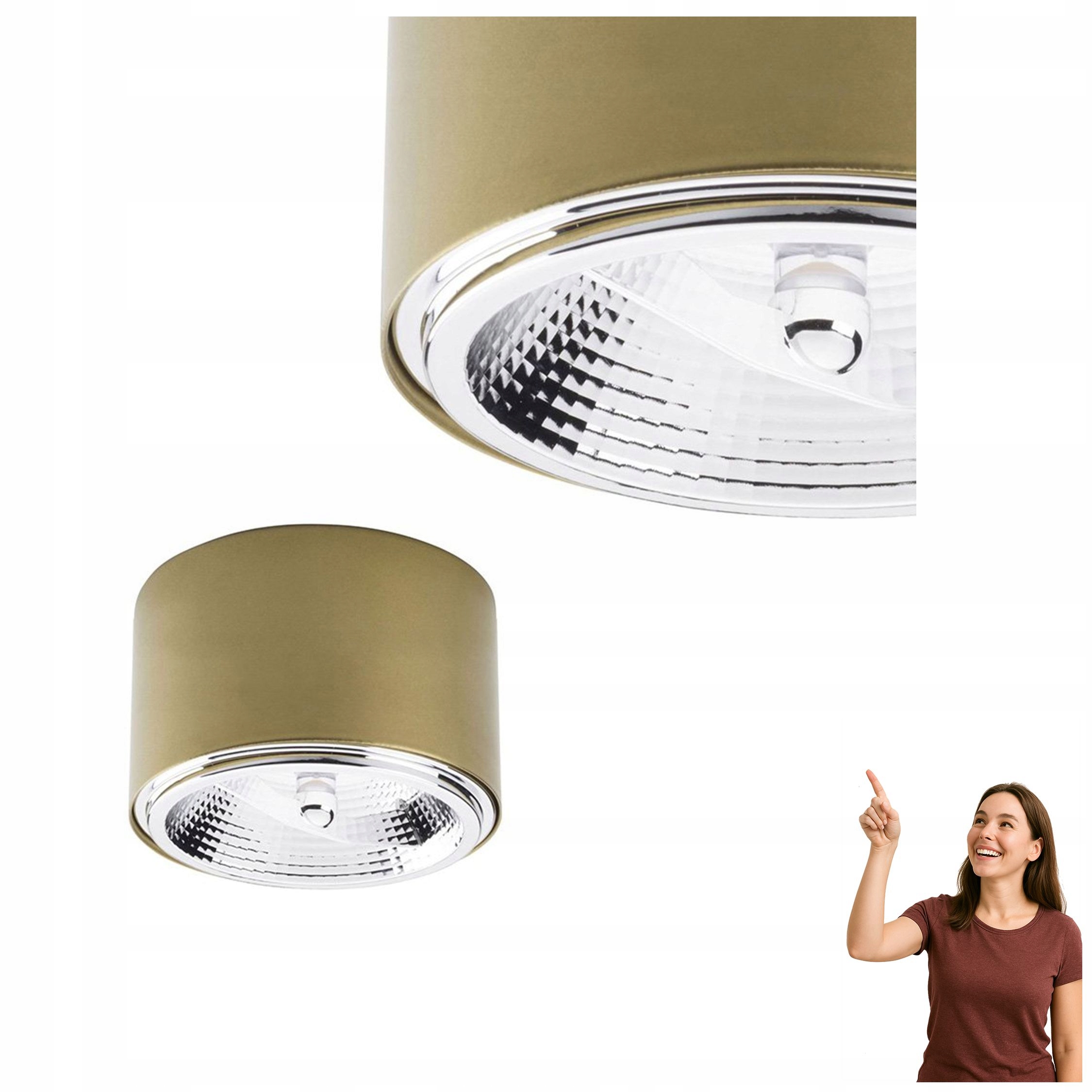 Spotové nástěnné svítidlo Moris Gold 3349 Tk Lighting
