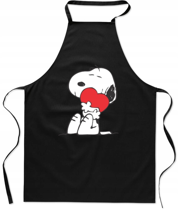 

Fartuch Kuchenny nadruk Snoopy Miłość Serce