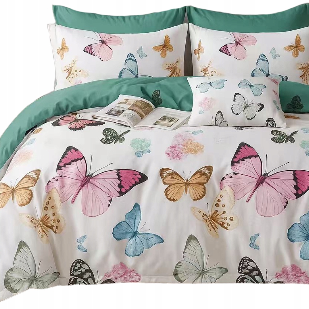 Komplet pościeli 160x200 z prześcieradłem z gumką dwustronna młodzieżowa