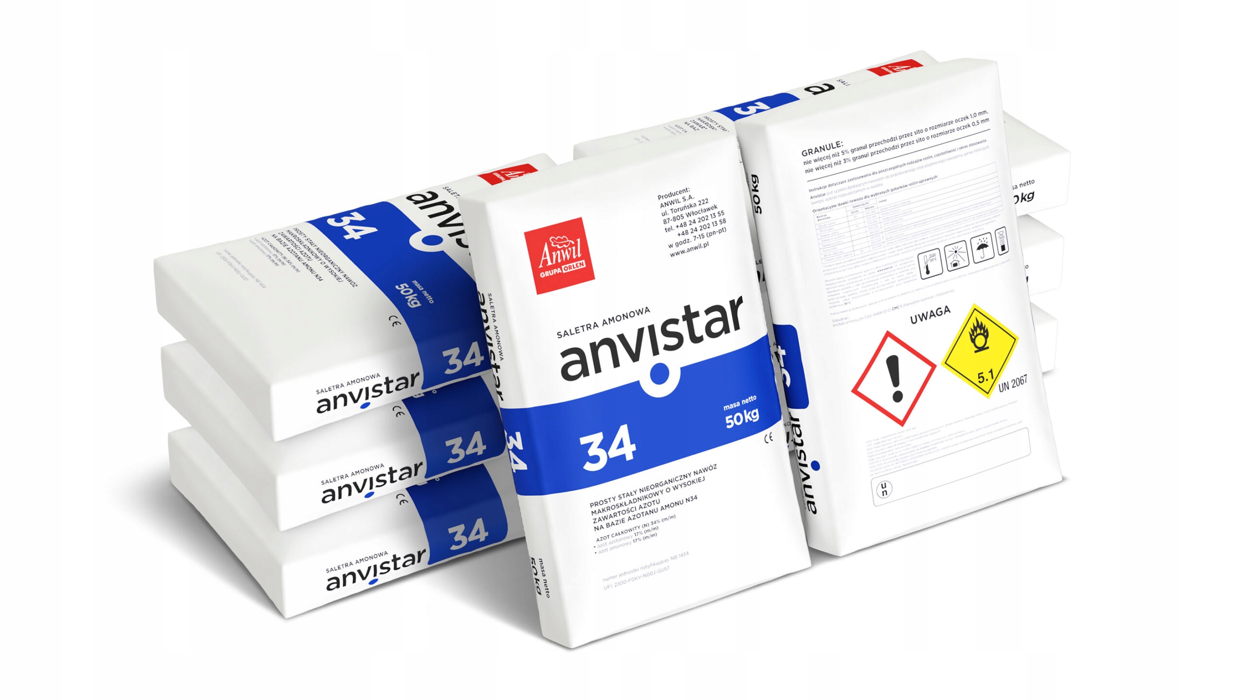 SALETRA AMONOWA 34% N - ANVISTAR 25 KG
