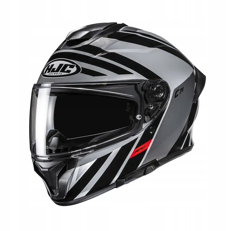 Motocyklová prilba Hjc C71 Faber Black Red L