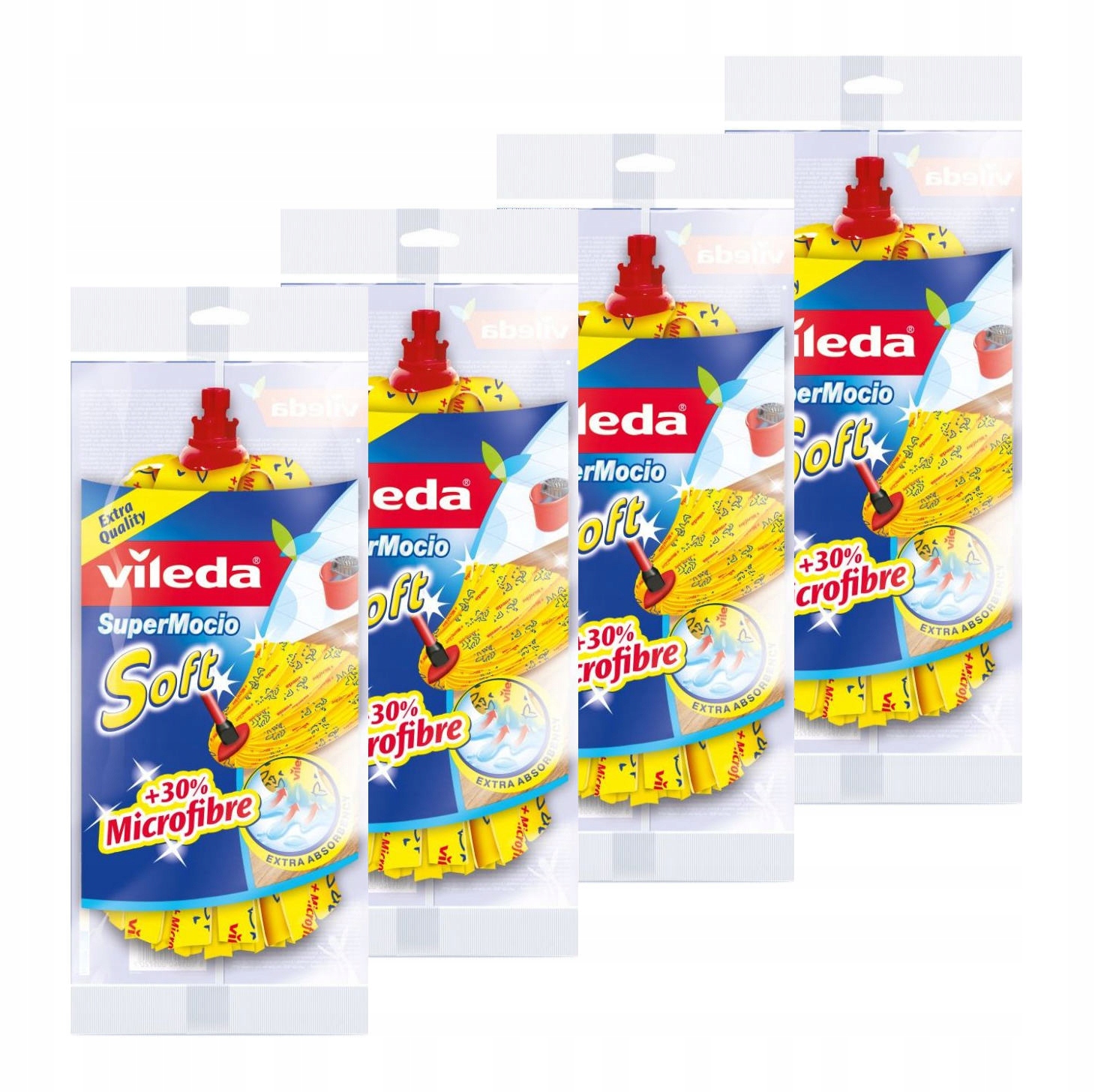 

Wkład do mopa paskowego Vileda Mocio Soft 4 sztuki