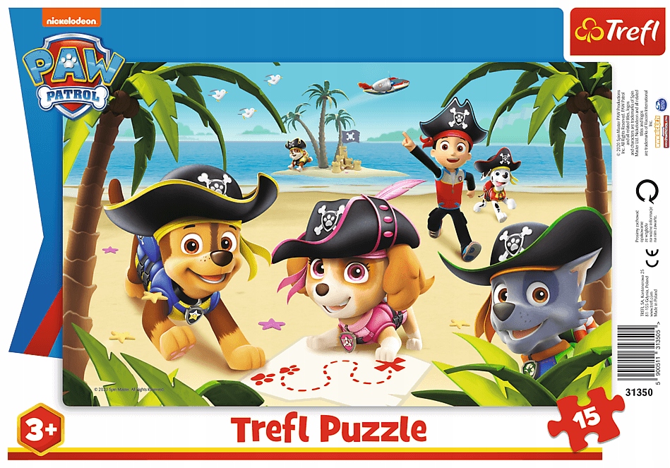 

Puzzle Ramkowe 15 el Przyjaciele Z Psiego Patrolu