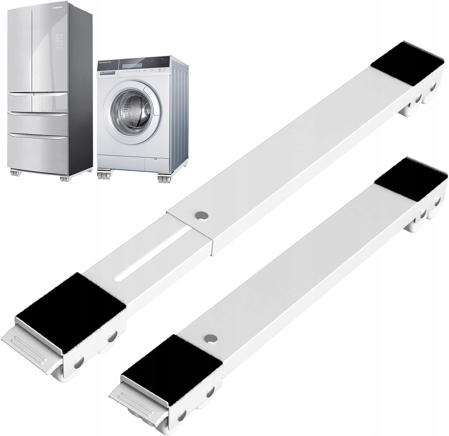 Rolki Podkładki Pod Pralkę Lodówkę Meble Podstawy Regulowane Dwie Sztuki