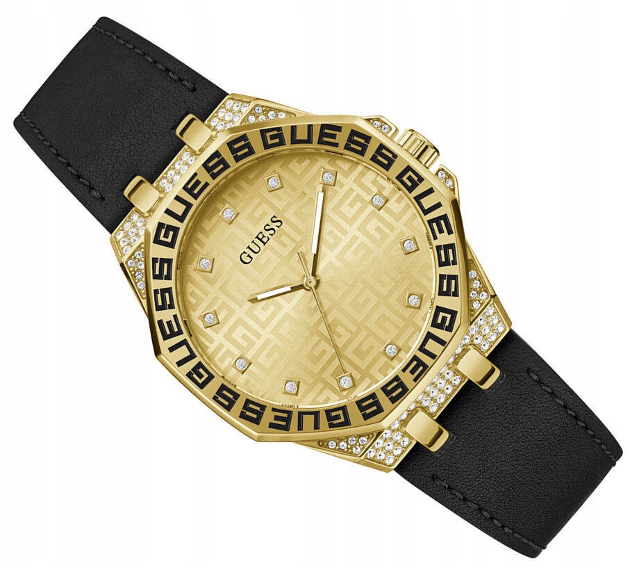 Dámské Elegantní Zlaté Hodinky Guess Insignia GW0547L3 Zirkony Vodotěsné