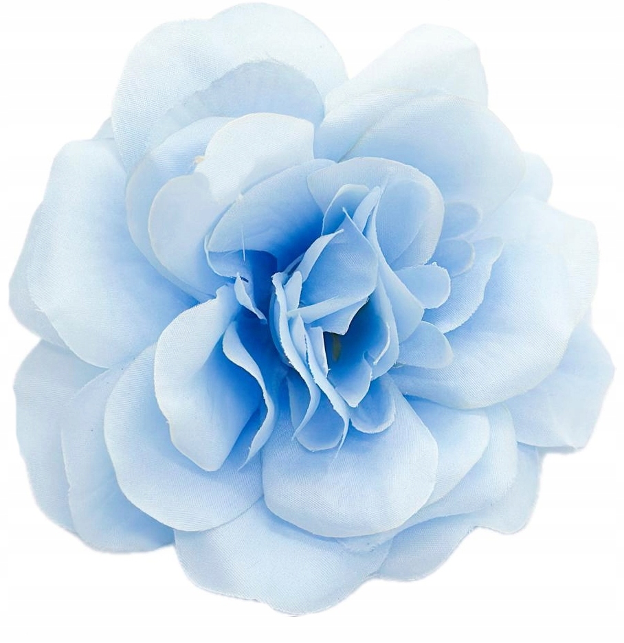 RÓŻA GŁÓWKA WYROBOWA BŁĘKITNA 12cm
