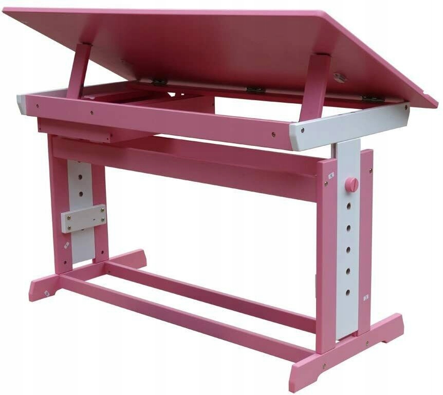 REGULOWANE BIURKO SZKOLNE DZIECIĘCE 2 KOLORY Marka inna