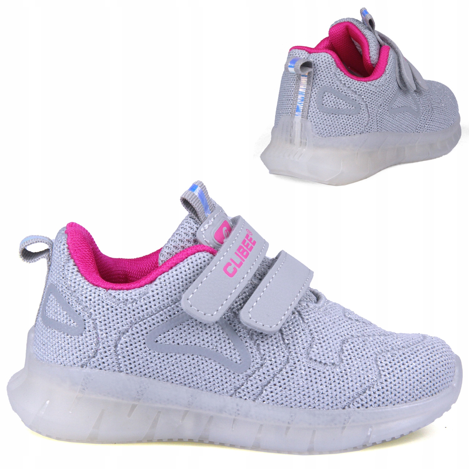 

Sportowe przewiewne adidasy 22/13,5cm brokat