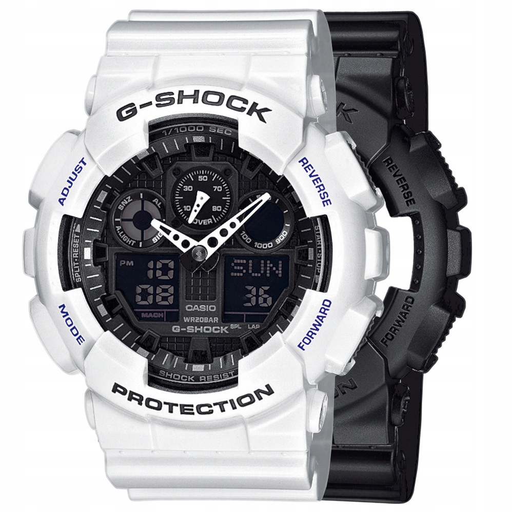 Sada G-shock GA-100-1A1ER Bílá