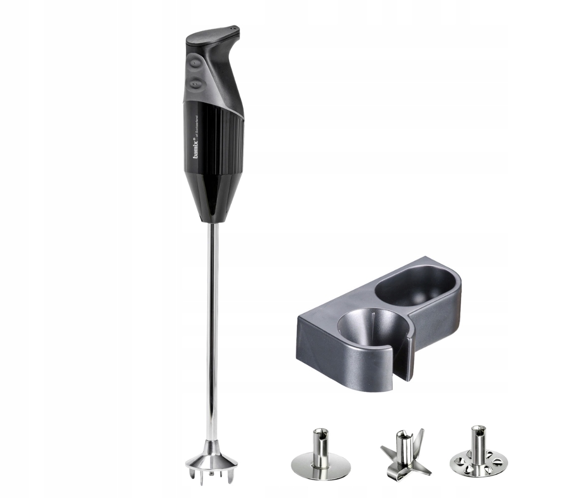 Ruční multifunkční mixér Bamix Gastro350 320W Černý 2 režimy nastavení