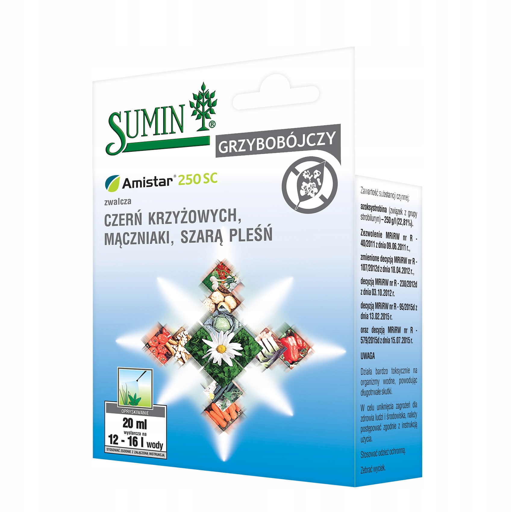 

Sumin Amistar 250 Sc 20ml grzybobójczy szara pleśń